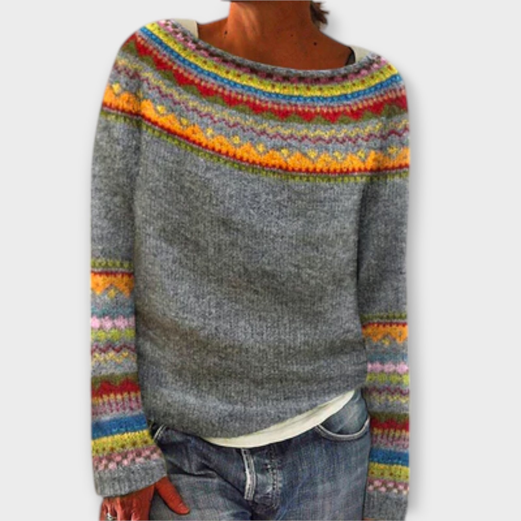 Sweter vintage dla kobiet