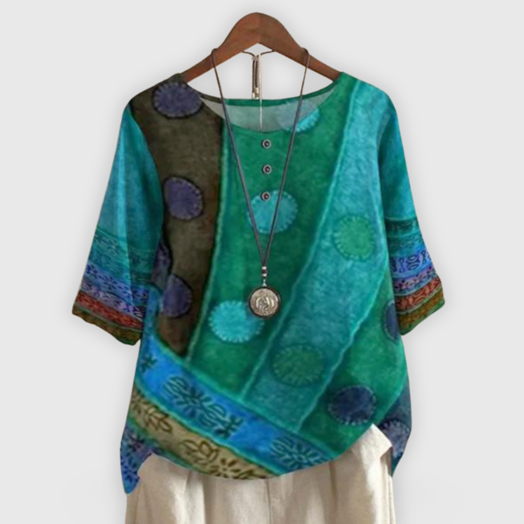 Valerie | Kolorowy top boho
