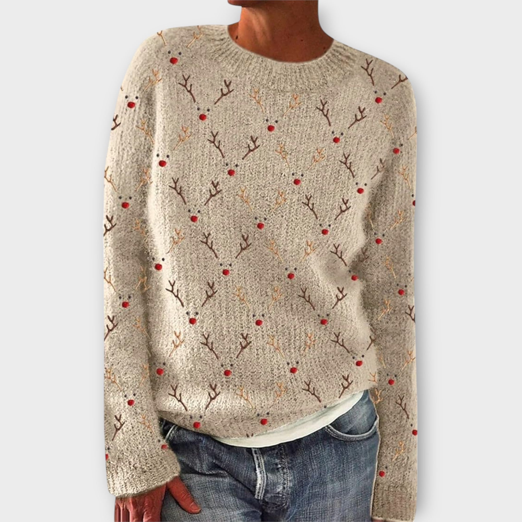 Przytulny świąteczny sweter