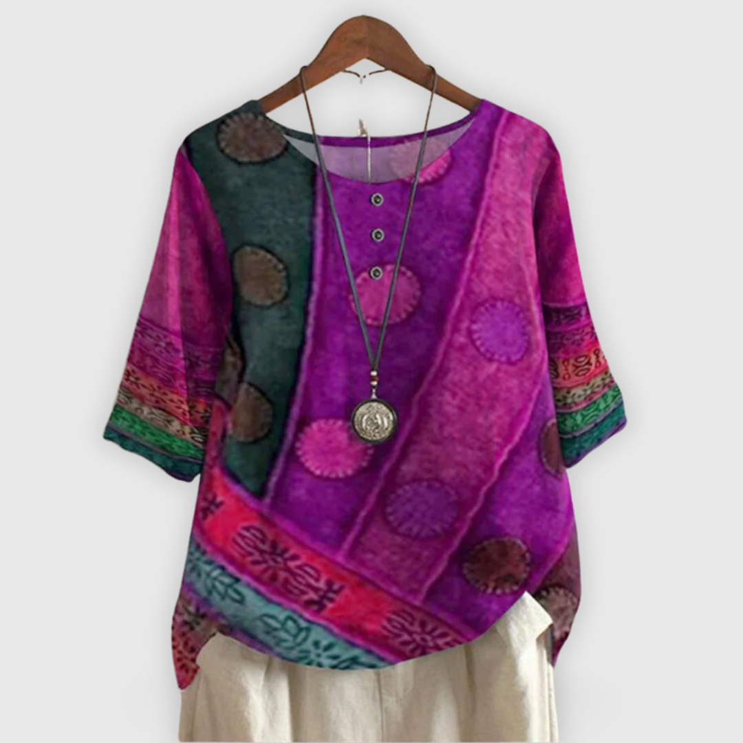 Valerie | Kolorowy top boho