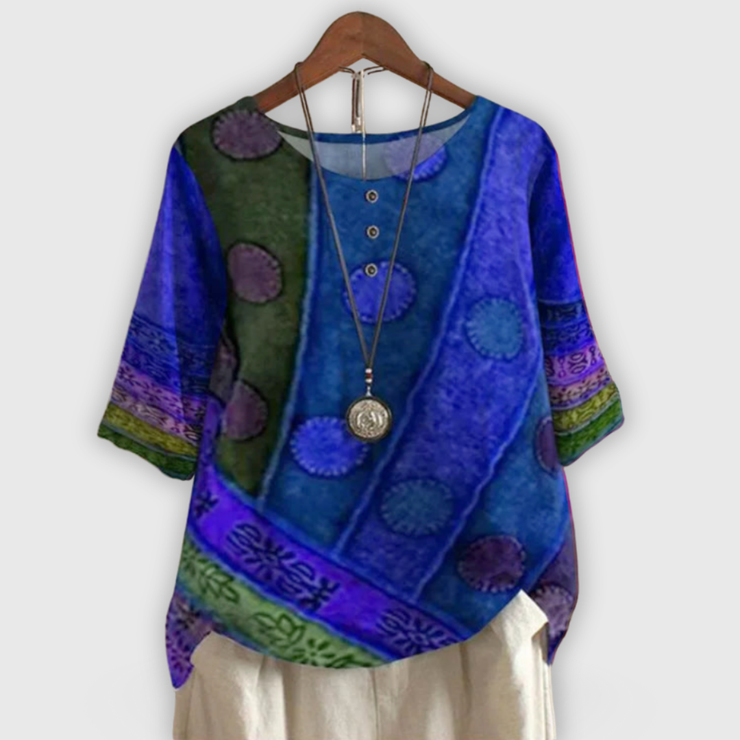 Valerie | Kolorowy top boho