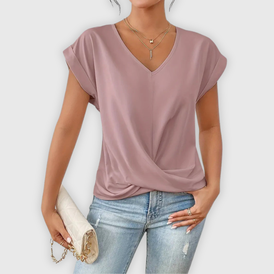 Gina | Bluzka oversize, ręcznie robiona