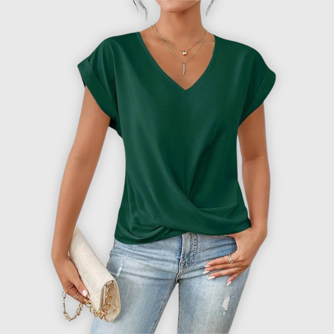 Gina | Bluzka oversize, ręcznie robiona