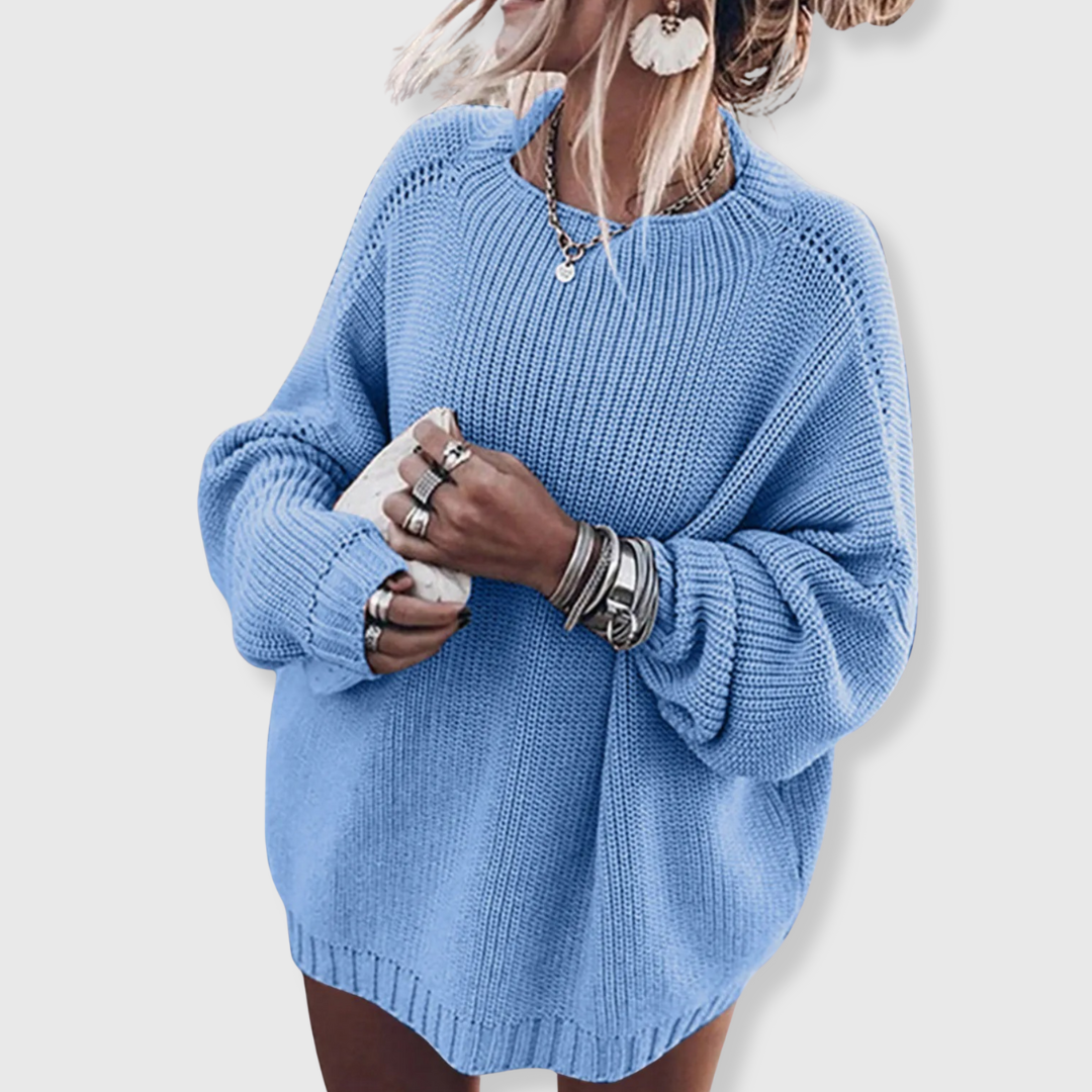 Monika | Ciepły sweter z dzianiny
