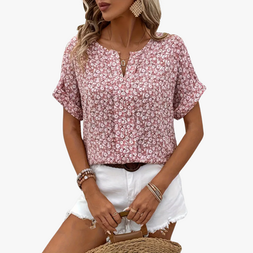 Lena | Bluzka w kwiaty w stylu vintage