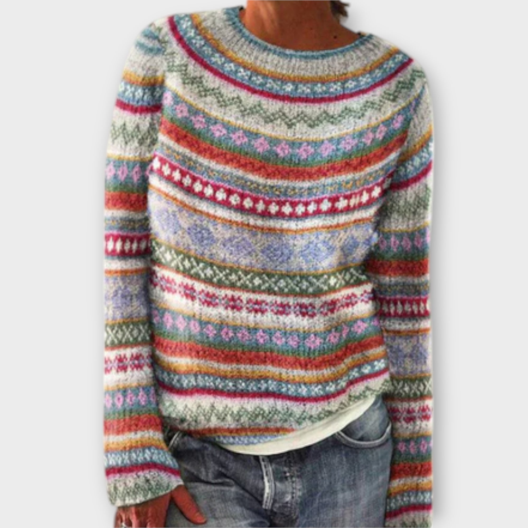 Sweter vintage dla kobiet