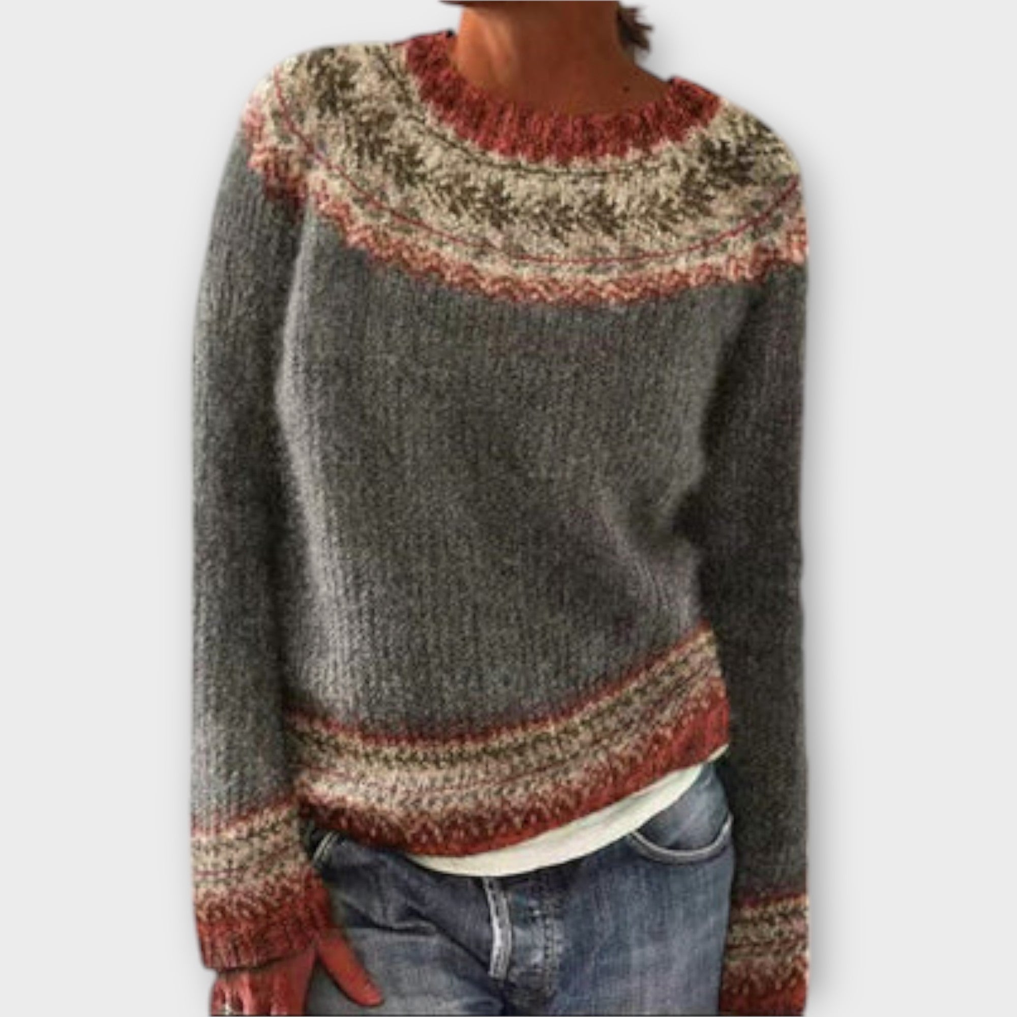 Sweter vintage dla kobiet