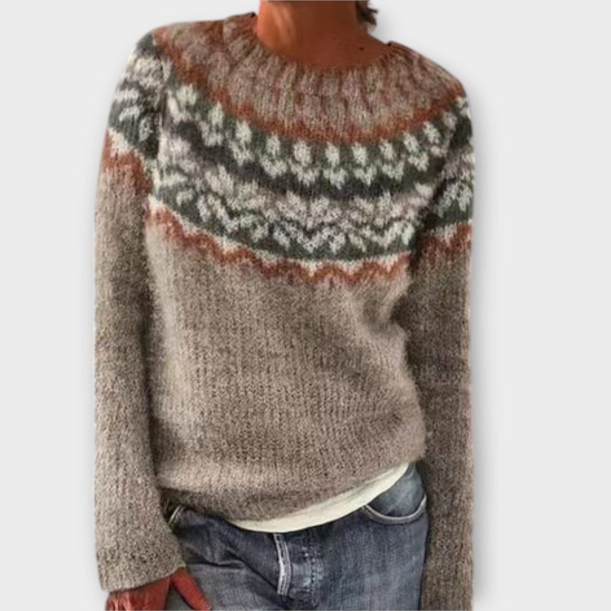 Sweter vintage dla kobiet