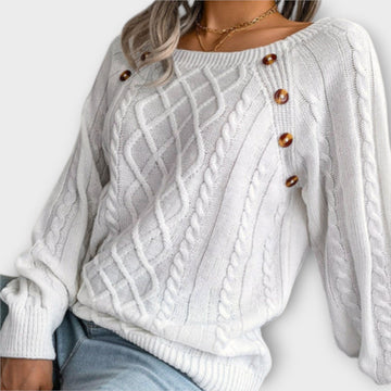 Sweter z guzikami