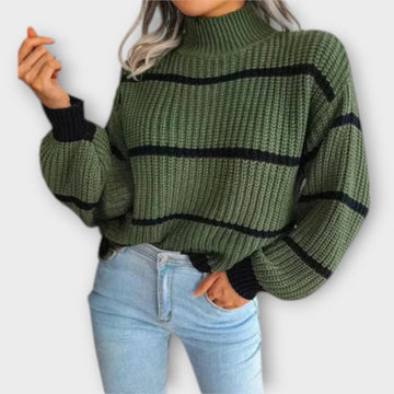 Sweter w paski